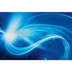 Foto van Dimex blue abstract vlies fotobehang 375x250cm 5-banen