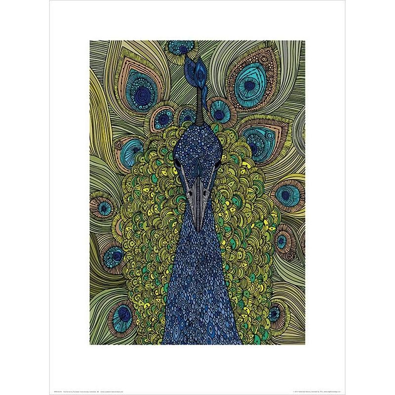 Foto van Pyramid valentina ramos the peacock kunstdruk 30x40cm