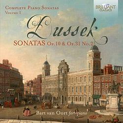 Foto van Dussek: complete piano sonatas op.10 & op.31 no.2, - cd (5028421955995)