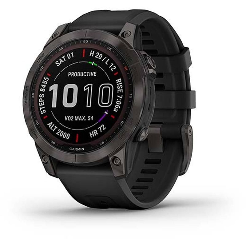 Foto van Garmin fenix 7 sapphire solar zwart