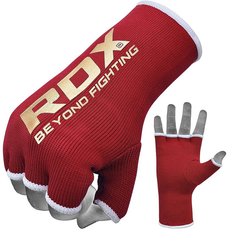 Foto van Rdx sports hosiery inner - binnenhandschoenen - rood- maat: xl - leer