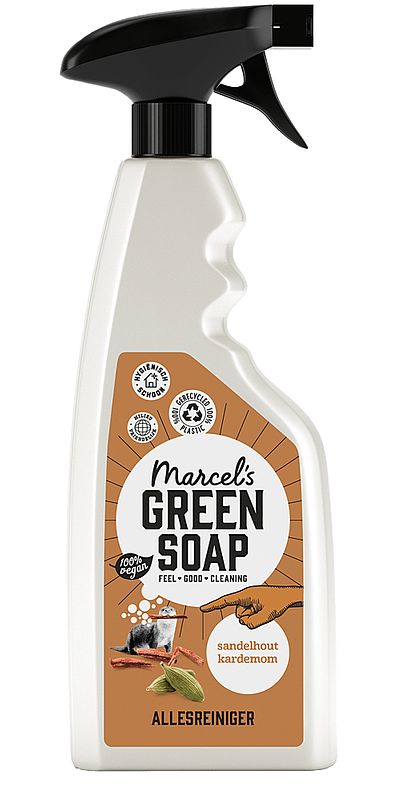 Foto van Marcels green soap allesreiniger spray sandelhout & kardemom