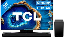 Foto van Tcl qd mini-led 50c803 (2023) + soundbar