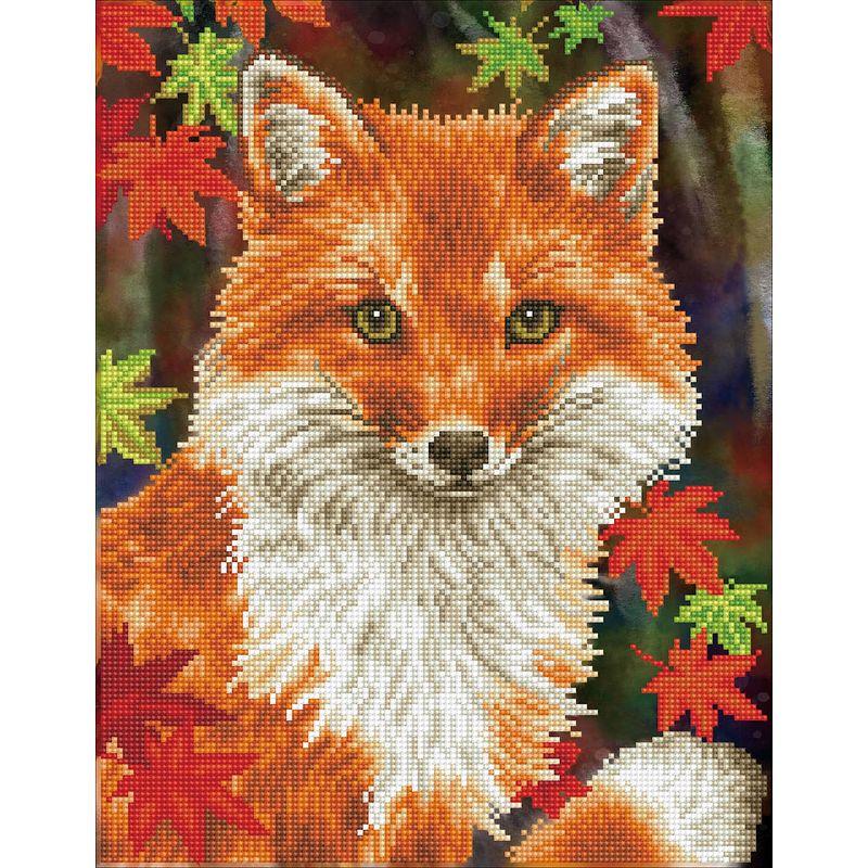 Foto van Diamond dotz foxy diamond painting, 14.758 dotz, 53x43 cm