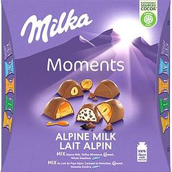 Foto van Milka moments chocolade mix 169g bij jumbo