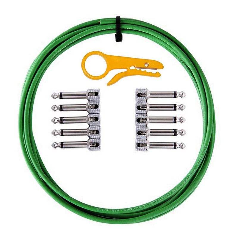 Foto van Lava cable tightrope solder free kit 10 groen haaks