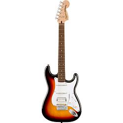 Foto van Squier affinity series stratocaster junior hss 3-color sunburst