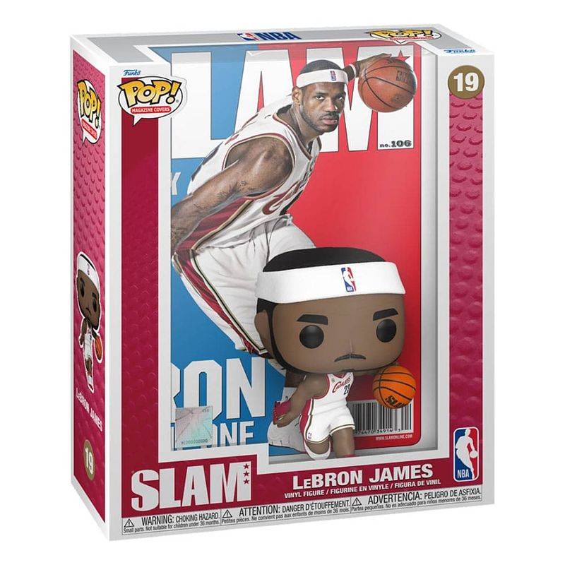 Foto van Pop magazine covers: nba slam - lebron james - funko pop #19