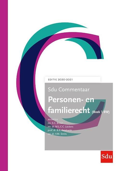 Foto van Sdu commentaar personen- en familierecht (boek 1 bw) 2020-2021 - hardcover (9789012404709)