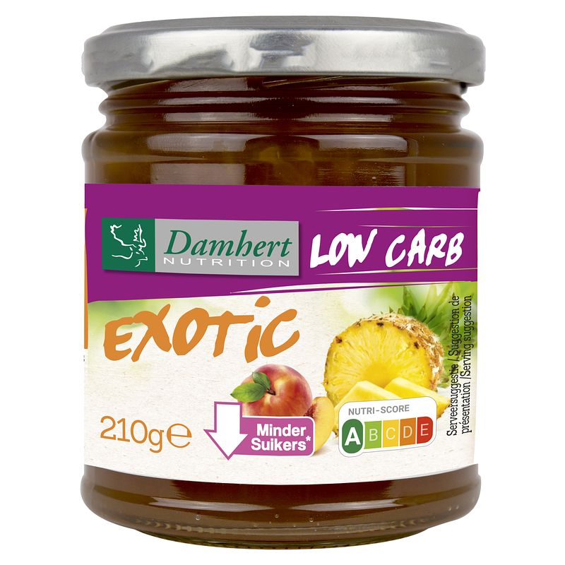 Foto van Damhert low carb confituur exotic