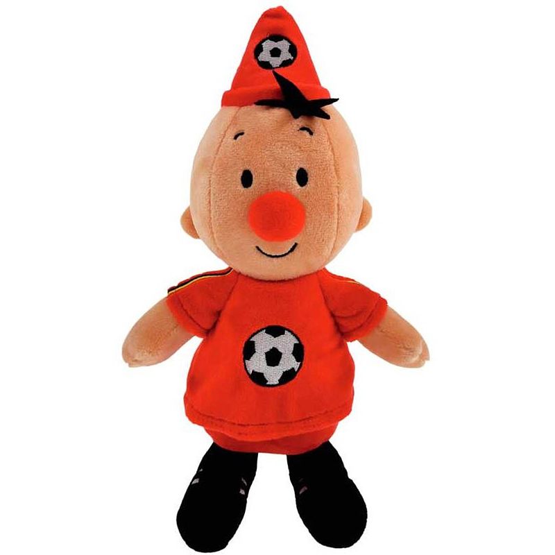 Foto van Studio 100 voetbalknuffel belgië bumba 20 cm pluche rood