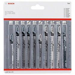 Foto van Bosch accessories 2607011172 decoupeerzaagblad-set clean precision, 10-delig n/a 10 stuk(s)