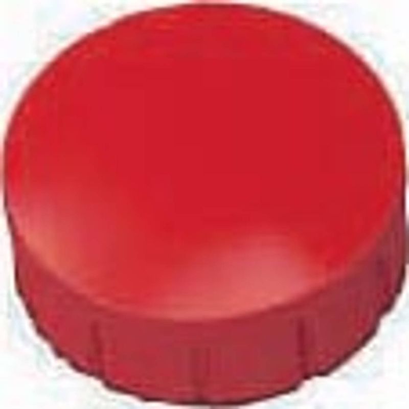 Foto van Maul magneet solid 15mm trekkracht 150gr doos 10 rood 24 stuks