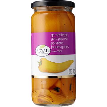 Foto van Royal geroosterde gele paprika 500ml bij jumbo