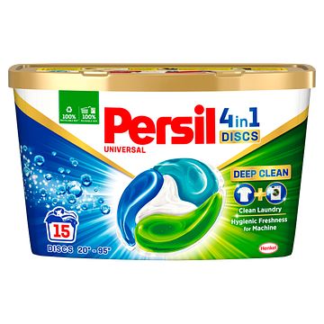 Foto van 1+1 gratis | persil universal deep clean wascapsules 15 wasbeurten aanbieding bij jumbo