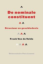 Foto van De nominale constituent - freek van de velde - ebook (9789461660121)