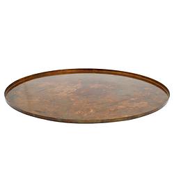 Foto van Ptmd cars copper antique iron tray round m