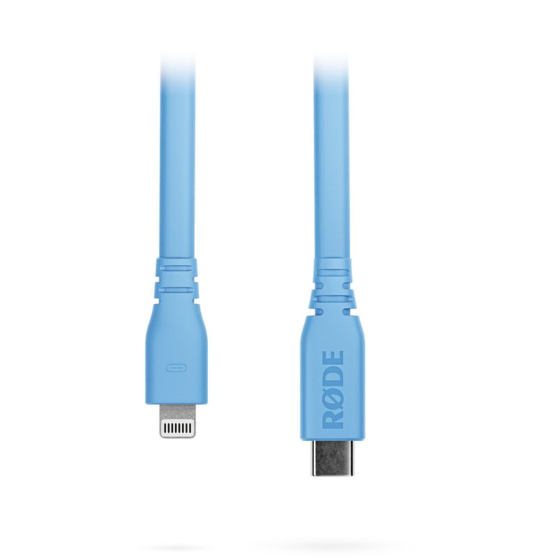 Foto van Rode sc19 blue usb-c - lightning kabel (1.5 m)