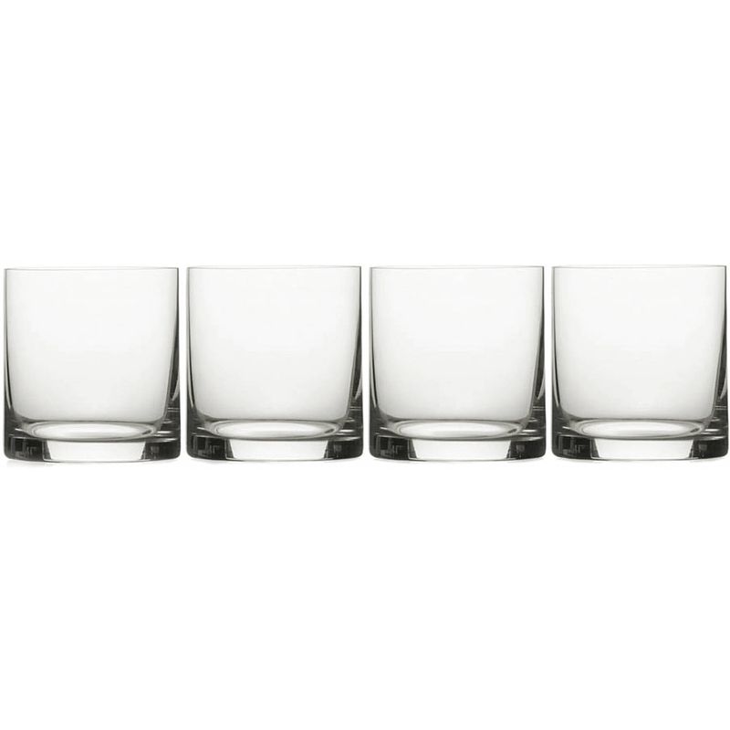 Foto van Mikasa whiskeyglazenset julie 443 ml zilver 4 stuks