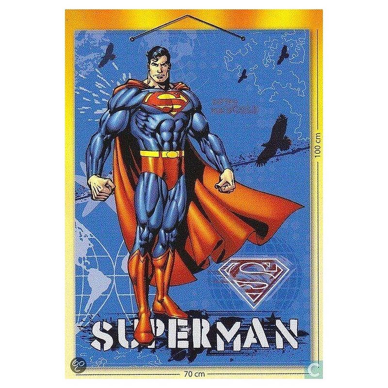 Foto van Superman textile banner