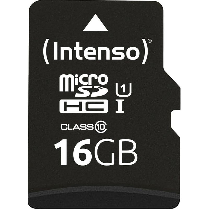 Foto van Intenso 16gb microsdhc performance microsd-kaart 16 gb class 10 uhs-i waterdicht