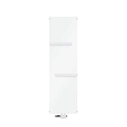 Foto van Badkamerradiator 1600x452 mm wit met universele aansluitset ml-design