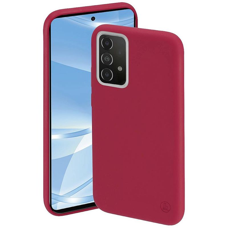 Foto van Hama finest feel cover samsung galaxy a72 rood