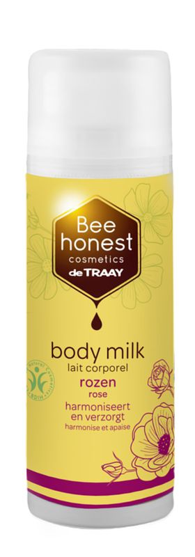 Foto van Bee honest bodymilk rozen