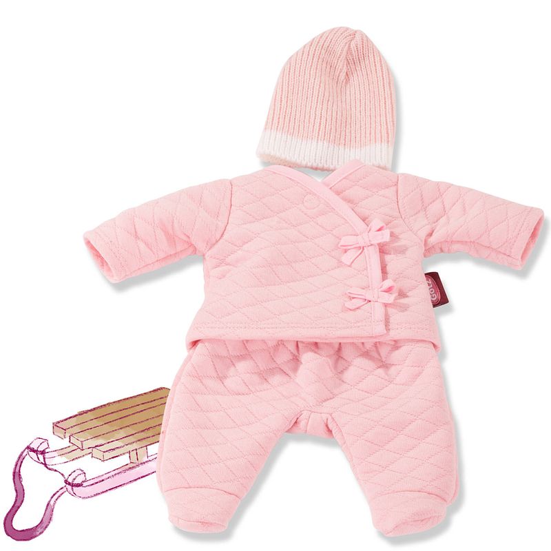 Foto van Götz boutique, combi """"just pink"""", babypoppen 30-33 cm (inhoud: 3-delig)