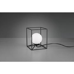 Foto van Light & design - tafellamp - industrieel - metaal - zwart - voor binnen - woonkamer - eetkamer - slaapkamer - hal