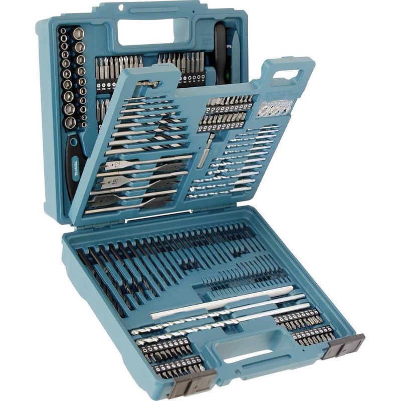 Foto van Makita e-06270 e-06270 212-delig boor en bit assortiment