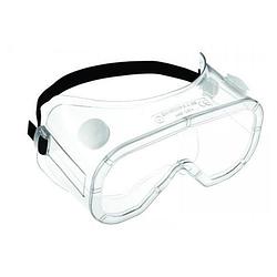 Foto van Orange85 veiligheidsbril met elastiek - beschermbril - transparant - met ventilatiegaten
