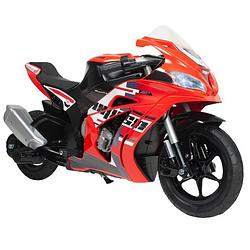 Foto van Injusa accuvoertuig motorfiets xtreme racing 24 v 110 cm rood