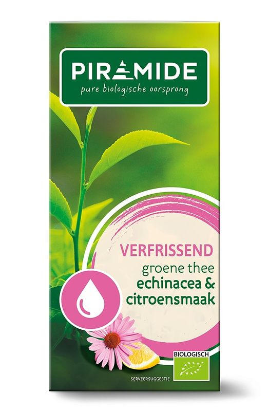 Foto van Piramide groene thee verfrissend