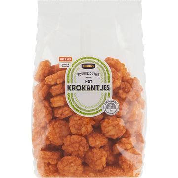 Foto van Jumbo borrelzoutjes hot krokantjes 200g