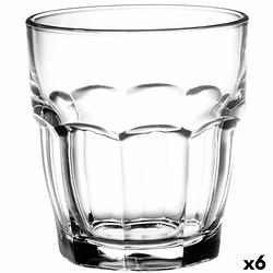 Foto van Glas bormioli rocco rock bar transparant glas 270 ml (6 stuks)