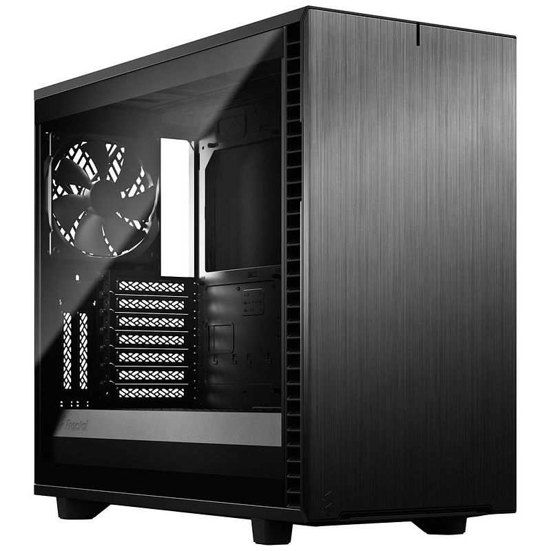 Foto van Fractal design define 7 midi-tower pc-behuizing zwart