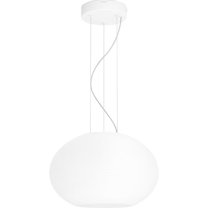 Foto van Philips hue flourish hanglamp white & color wit