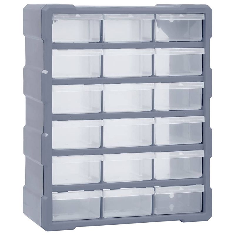 Foto van Vidaxl organiser met 18 medium lades 38x16x47 cm