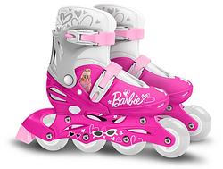 Foto van Barbie inline skates hardboot verstelbaar roze maat 30 33