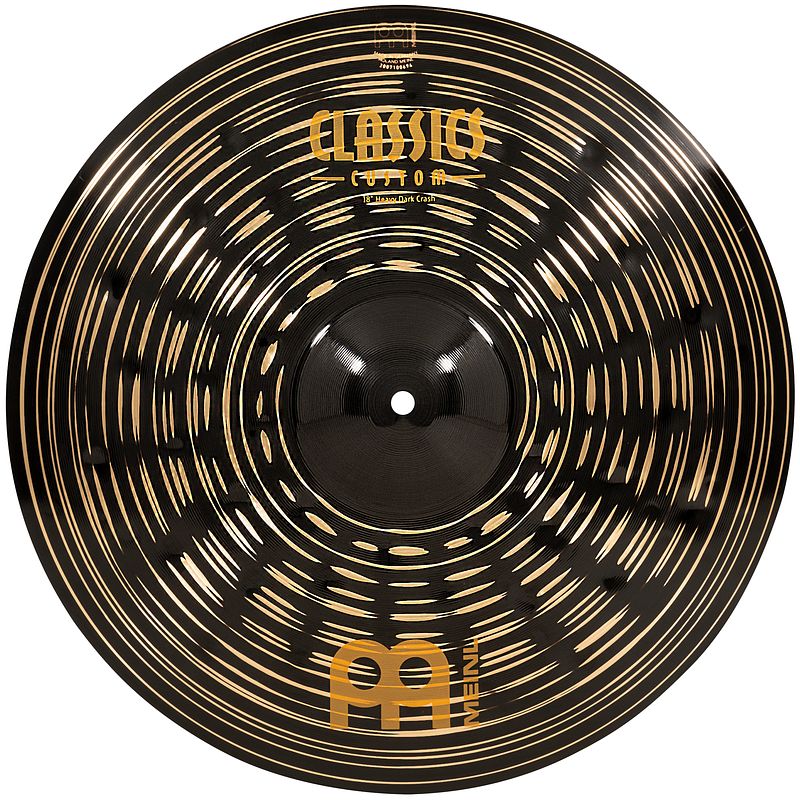 Foto van Meinl cc18hdac classics custom dark heavy crash bekken 18 inch