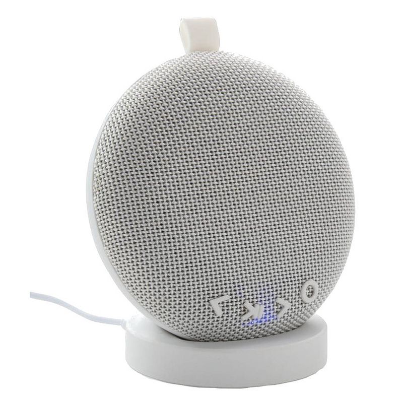 Foto van Xd collection speaker met oplaadstation bluetooth 15 cm wit