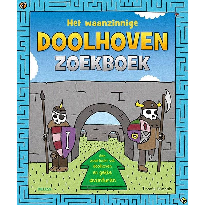 Foto van Deltas het waanzinnige doolhoven zoekboek