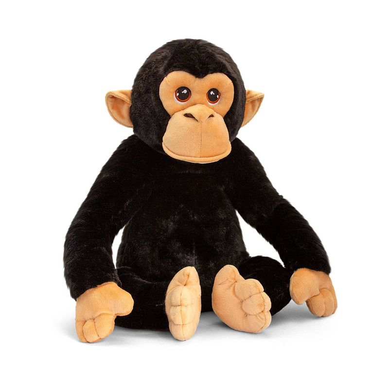 Foto van Pluche knuffel dier chimpansee aap 45 cm - knuffeldier