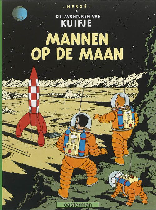 Foto van Kuifje - 16 - mannen op de maan - hergé - paperback (9789030325055)