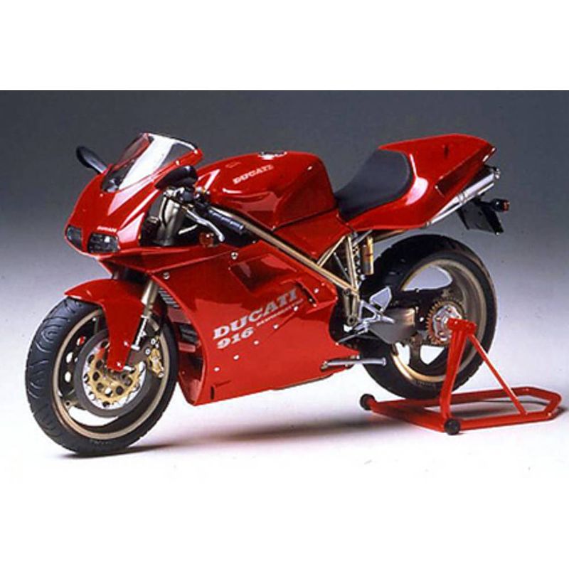 Foto van Tamiya 300014068 ducati 916 desmo. 1993 motorfiets (bouwpakket) 1:12