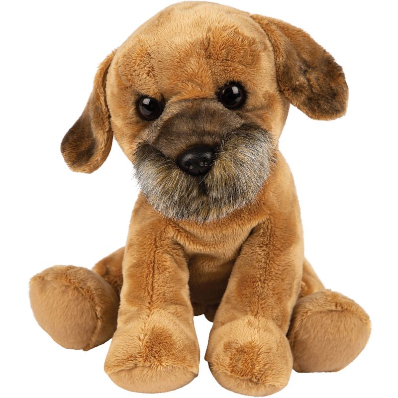 Foto van Pluche knuffel dieren border terrier hond 22 cm - knuffel huisdieren