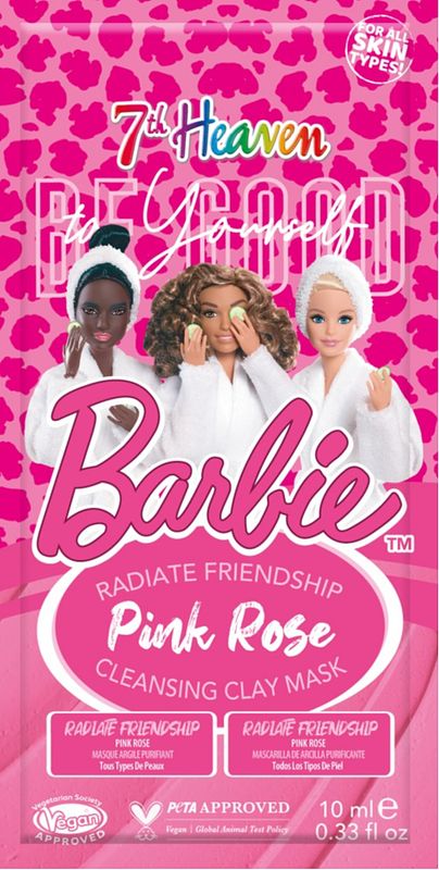 Foto van Montagne jeunesse barbie pink rose cleansing clay mask