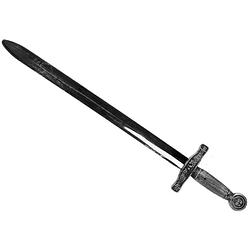 Foto van Speelgoed ridder verkleed zwaard zilver 63 cm - verkleedattributen