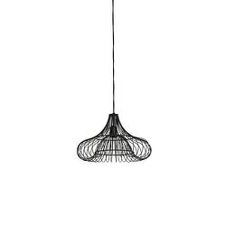 Foto van Light & living - hanglamp alette - 39x39x24 - zwart